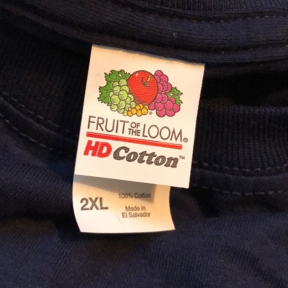 Unisex Navy Fruit of the Loom Pro-God Pro-Gun Pro-Life Short Sleeve Tee, NWOT - Picture 5 of 16